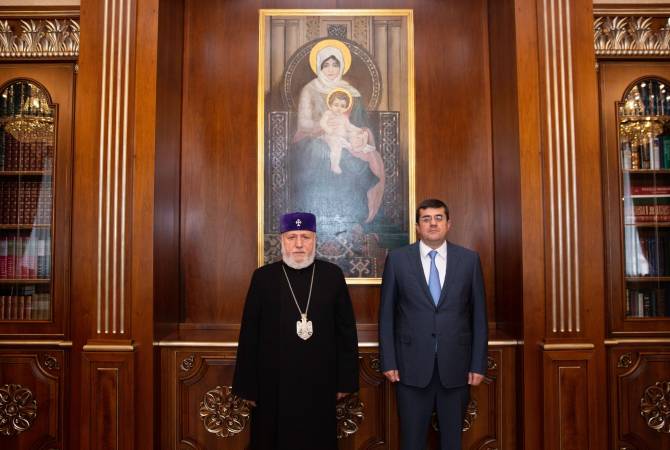 Католикос Всех Армян и президент Арцаха обсудили вызовы, стоящие перед армянством Арцаха 