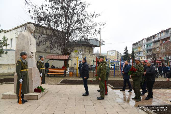 Глава Арцаха принял участие в мероприятии, посвященном 125-летию маршала Баграмяна 